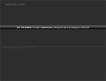 Tablet Screenshot of apbrain.com